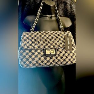 Karl Lagerfeld Large Tweed Agyness Bag